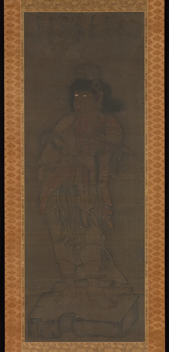 Kongara-doji by Ryūshū Shūtaku, painting, 1387