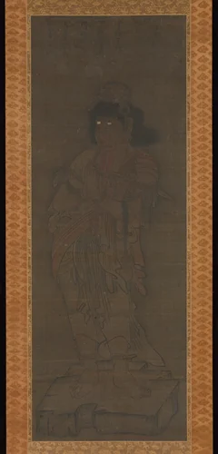 Kongara-doji by Ryūshū Shūtaku, painting, 1387