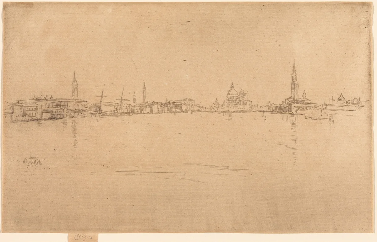 Salute Dawn by James McNeill Whistler, print, 1879-1880