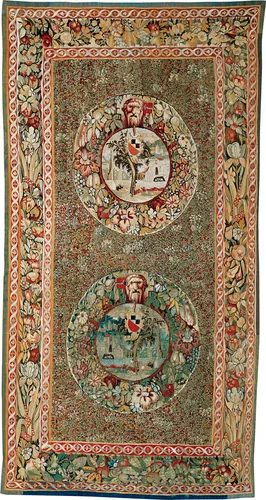 Millefleur with Medallions by Flanders Bruges, textile, 1540-1560