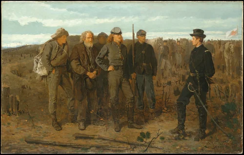 Prisoners from the Front by Winslow Homer, artwork, 1866