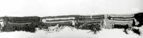 Fragment (Border) by Nazca Nazca Valley, textile, -100-200