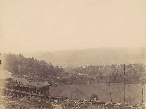 On the Moosic, West, Del. & Hudson Canal Co. by Thomas H. Johnson, photograph, 1858-1868