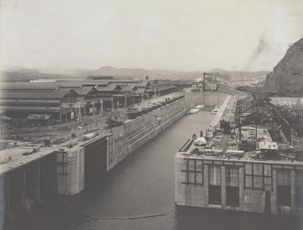Balboa Terminals. Dry Dock #1. General view. Looking east by Unidentified Photographer, photograph, 1916
