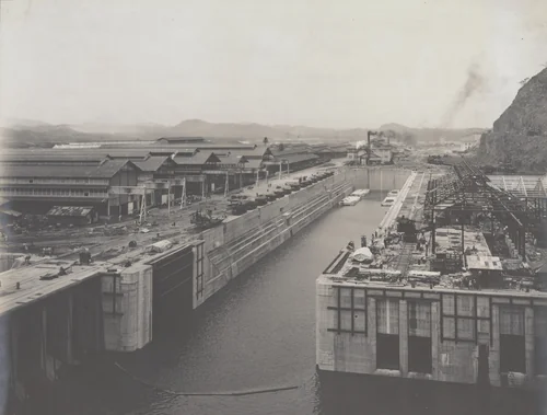 Balboa Terminals. Dry Dock #1. General view. Looking east by Unidentified Photographer, photograph, 1916