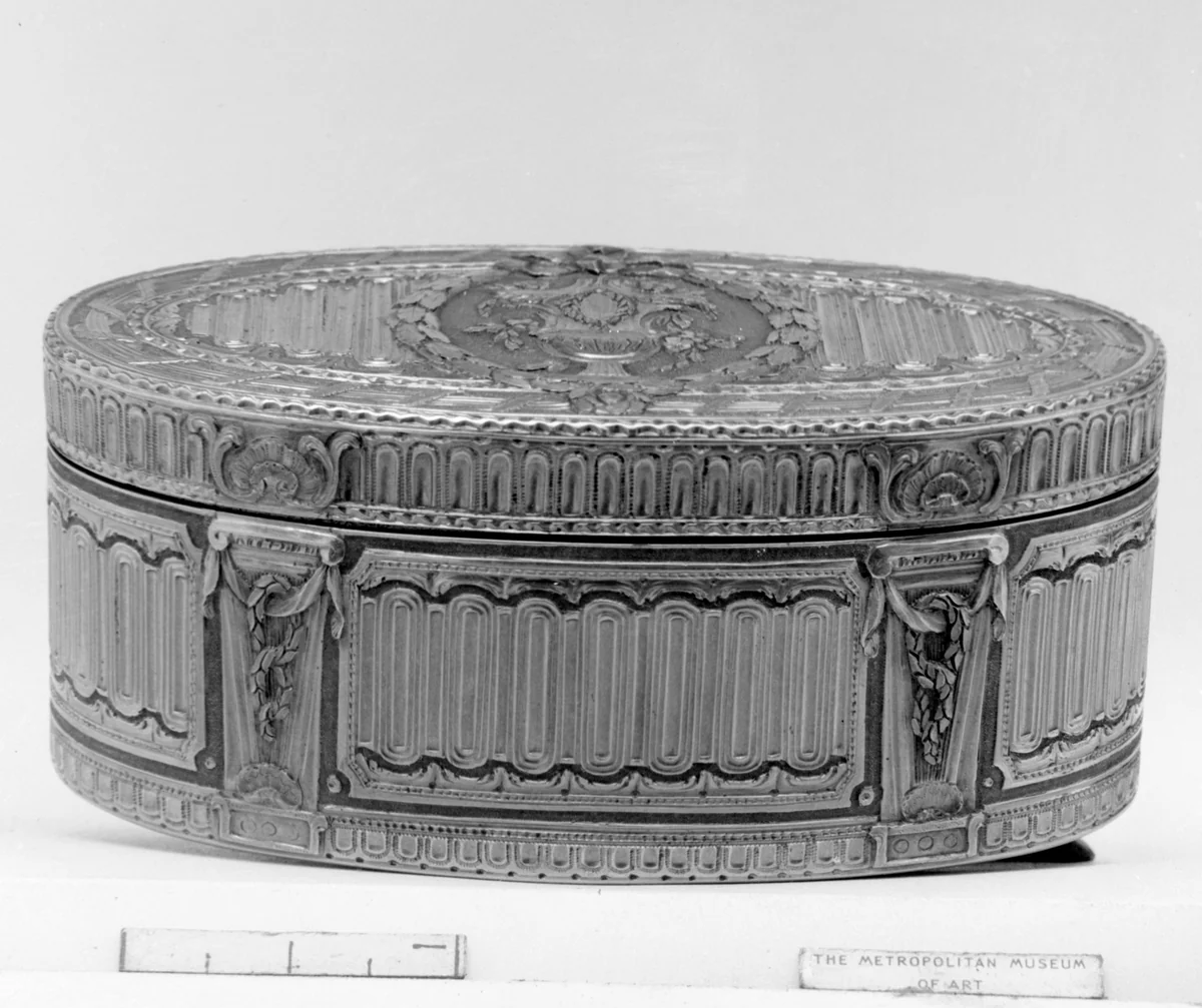 Snuffbox by Jean Frémin, metalwork, 1763-1764
