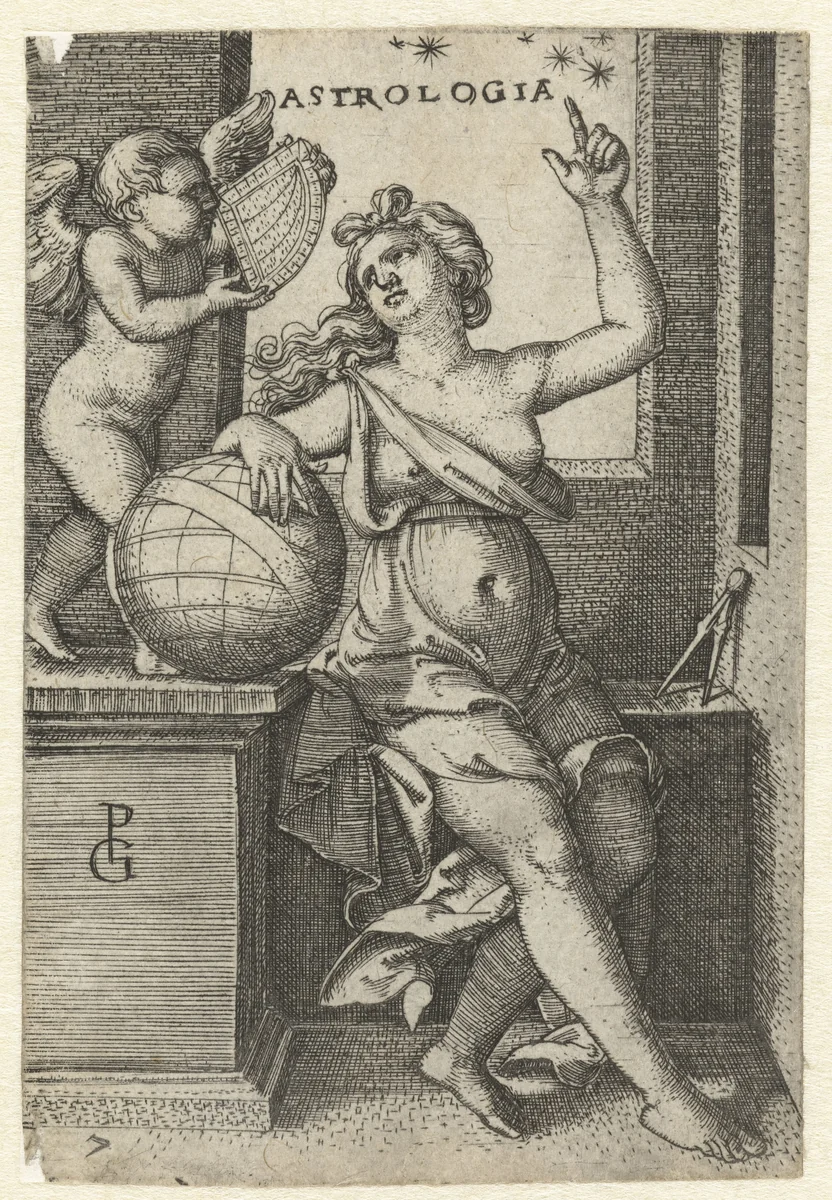 Astronomie by Unknown, print, 1539-1541