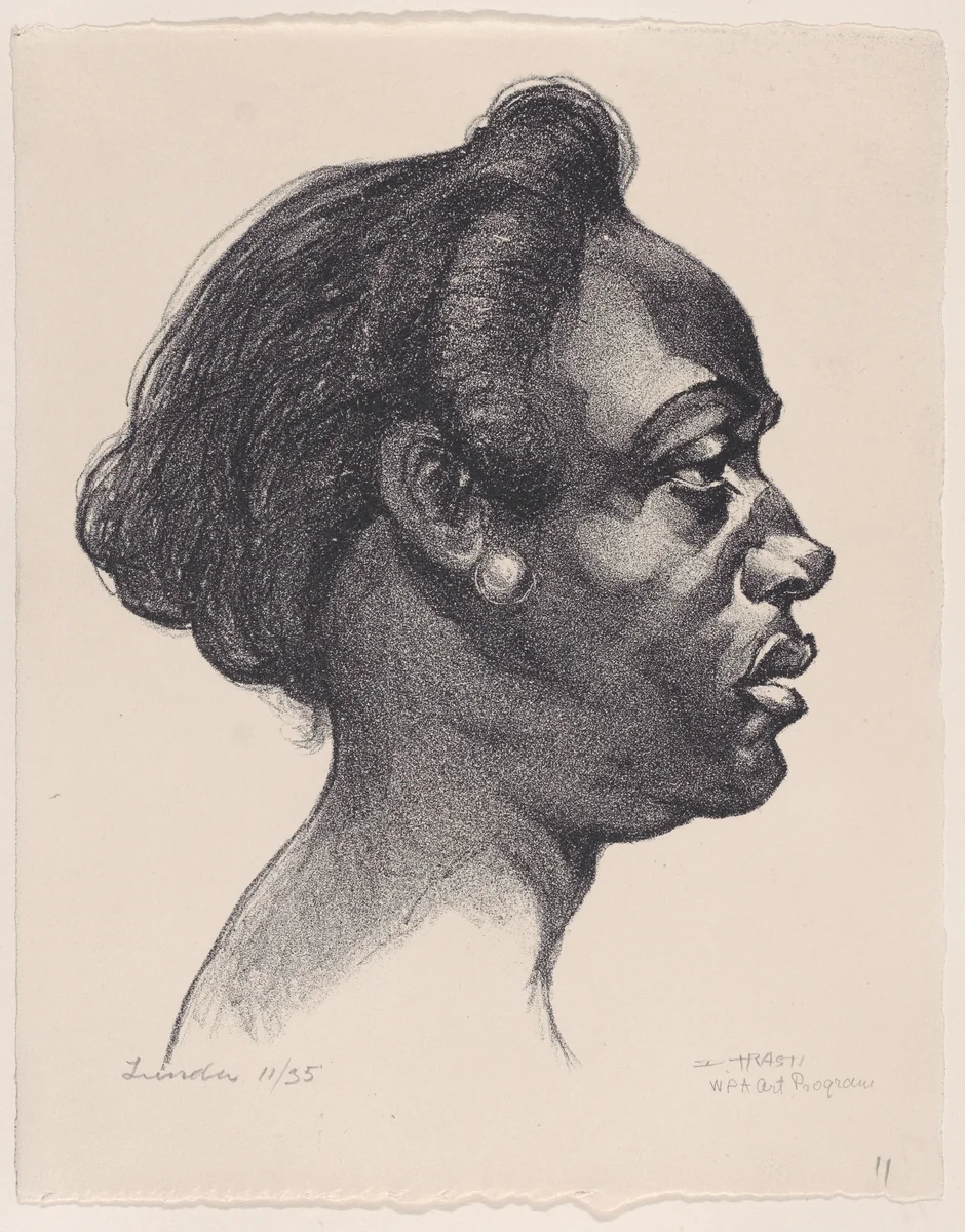 Linda by Dox Thrash, print, 1935-1946