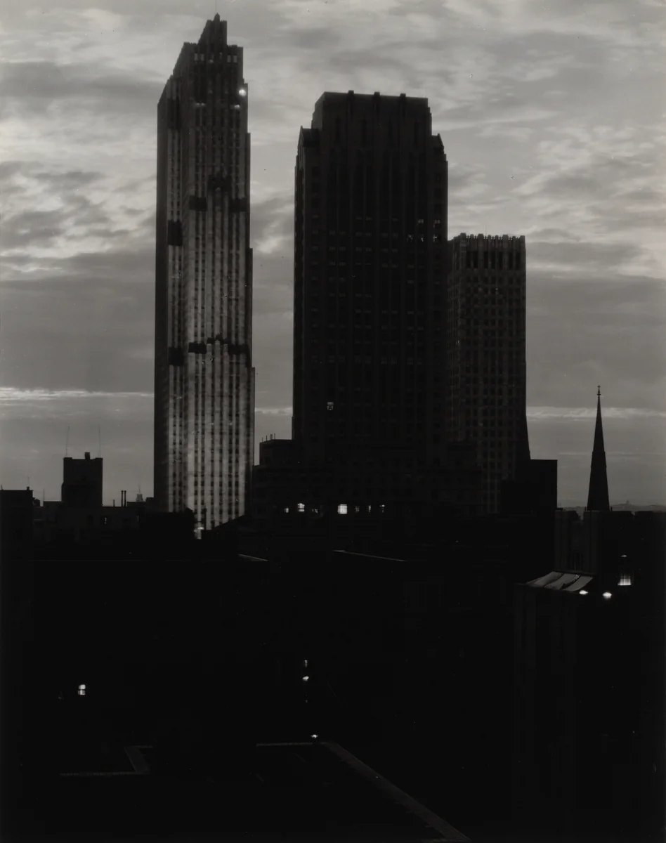 New York from the Shelton by Alfred Stieglitz, photograph, 1935
