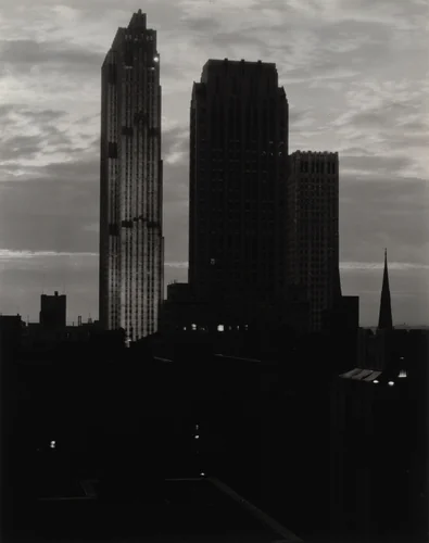 New York from the Shelton by Alfred Stieglitz, photograph, 1935
