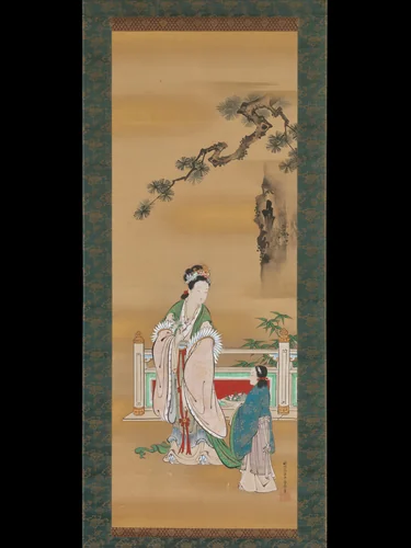 Queen Mother of the West by Kano Osanobu, painting, 1825-1846