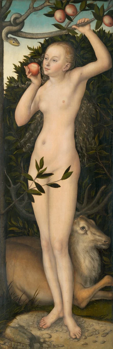 Eve by Lucas Cranach the Elder, painting, 1533-1537