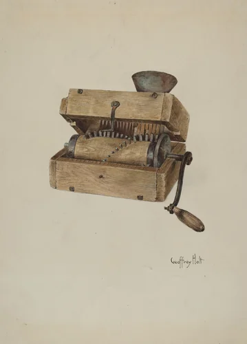 Meat Grinder by Geoffrey Holt, index of american design, 1939