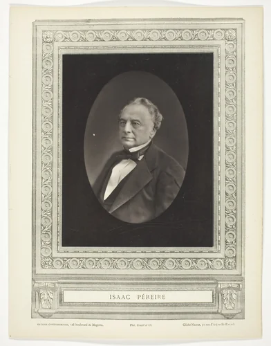 Isaac Péreire by Nadar, photograph, 1853-1876