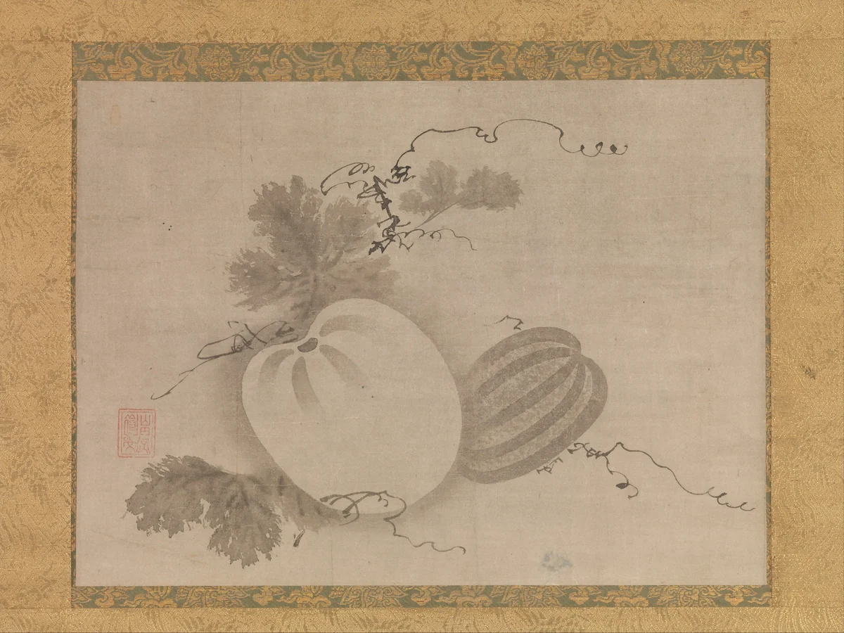 Melons by Yamada Dōan, painting, 1567-1599