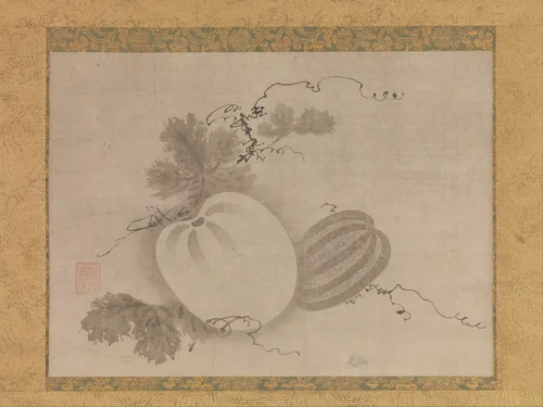 Melons by Yamada Dōan, painting, 1567-1599