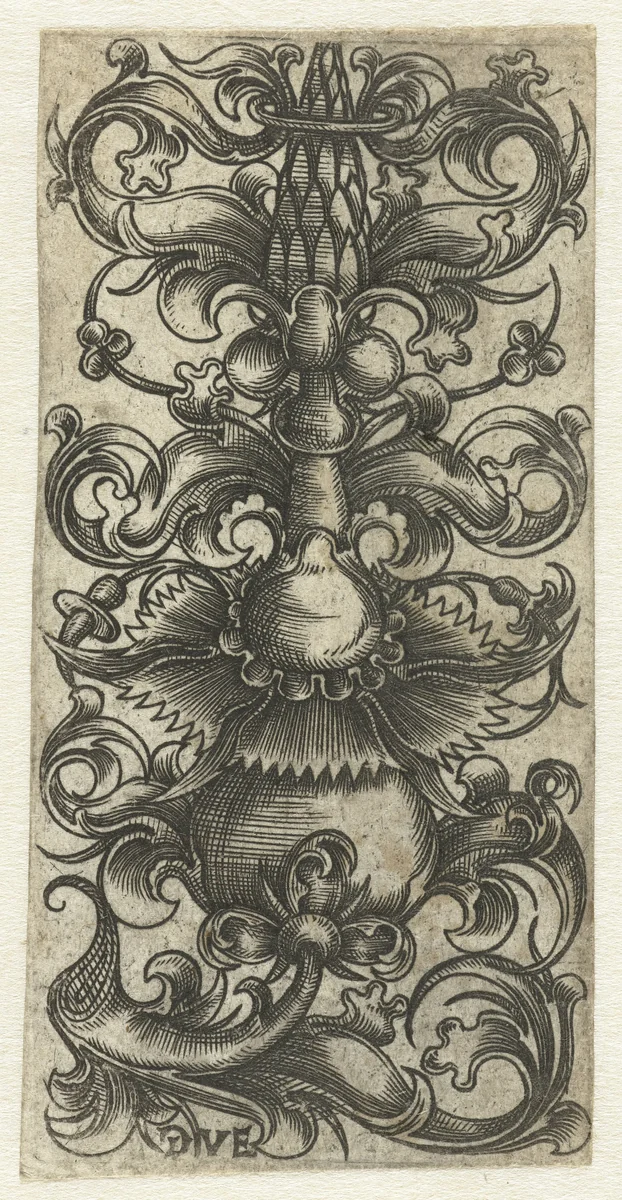 Ornament met bladranken by Unknown, print, 1510-1530