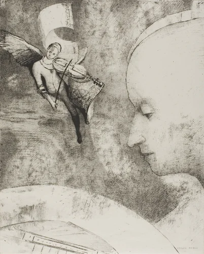 The Celestial Art by Odilon Redon, print, 1894