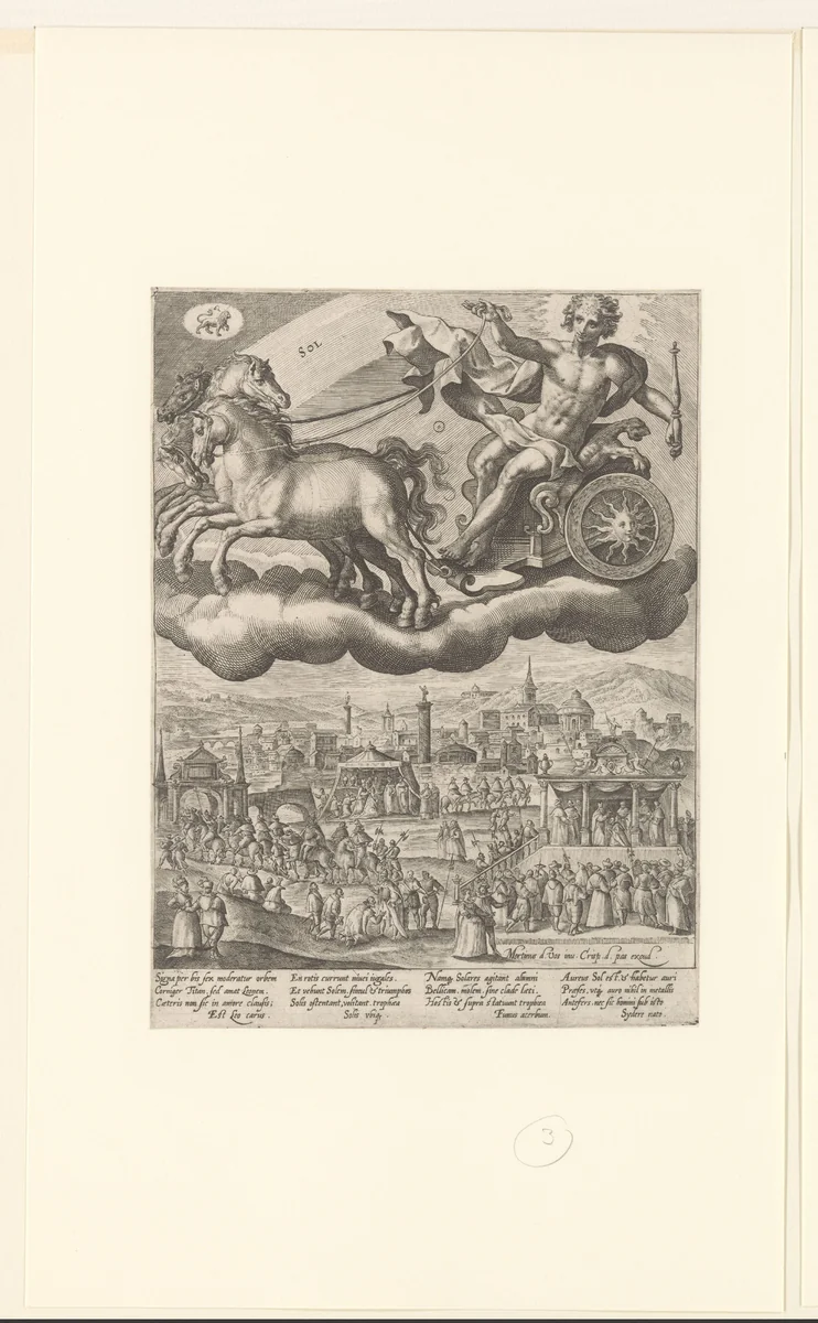Sol by Crispijn van de Passe, print, 1589-1611