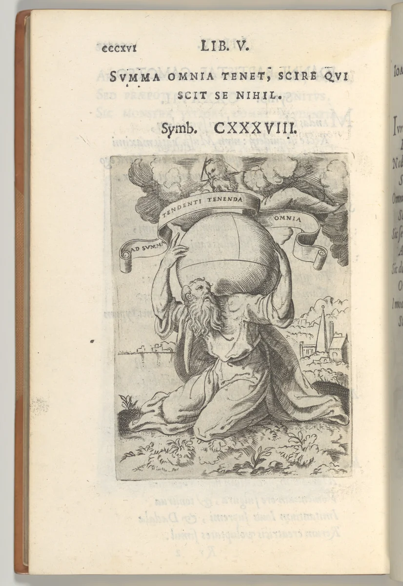 Symbolicarum Quaestionum. . .Libri Quinque by Achille Bocchi, book, 1574