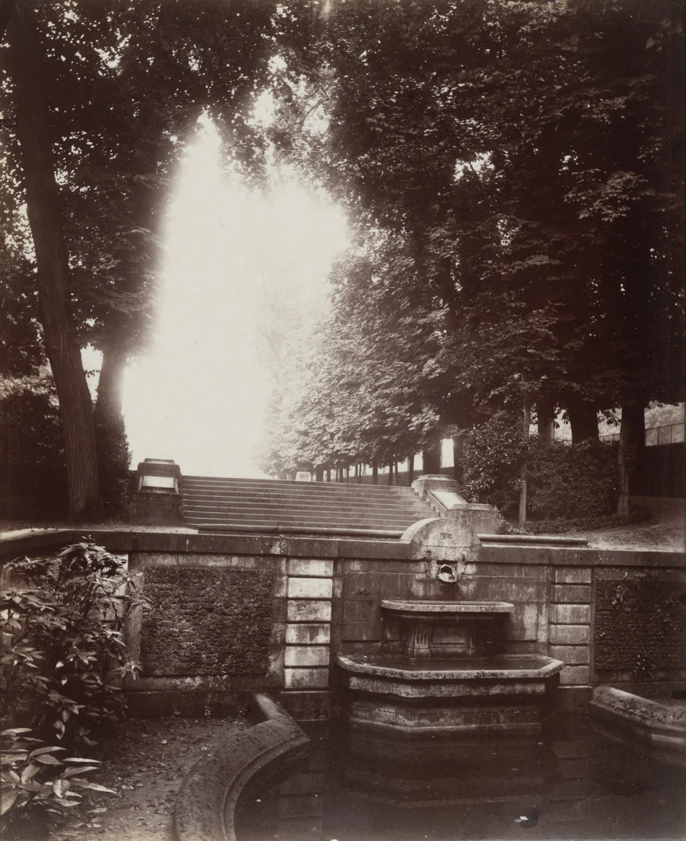 Parc de Saint-Cloud by Eugène Atget, photograph, 1922