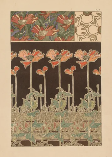 Documents Decoratifs: Plate 38 by Alphonse Mucha, print, 1901-1902