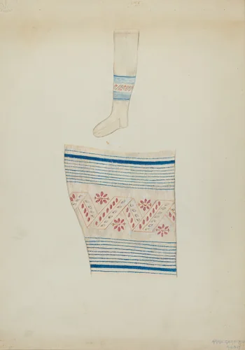 Hose by Ann Gene Buckley, index of american design, 1937