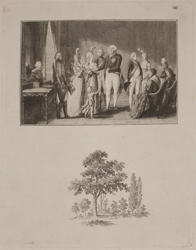 The Prussian Royal Family by Daniel Nikolaus Chodowiecki, print, 1796