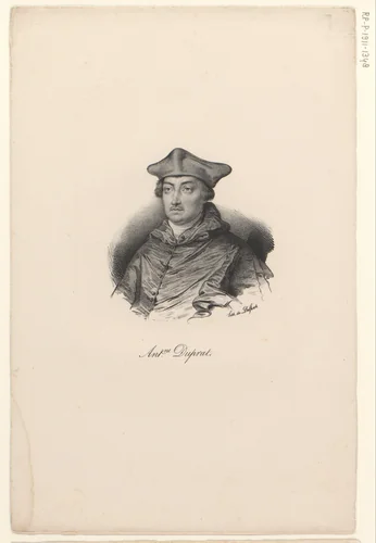 Portret van Antoine Duprat by anonymous, print, 1818-1842