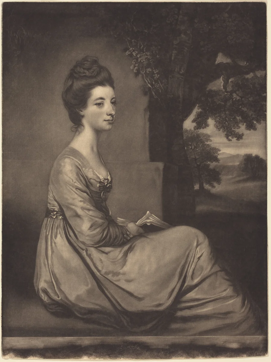 Jemima Countess Cornwallis by James Watson
Sir Joshua Reynolds, print, 1771
