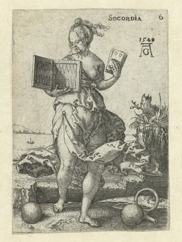 Zorgeloosheid by Unknown, print, 1549