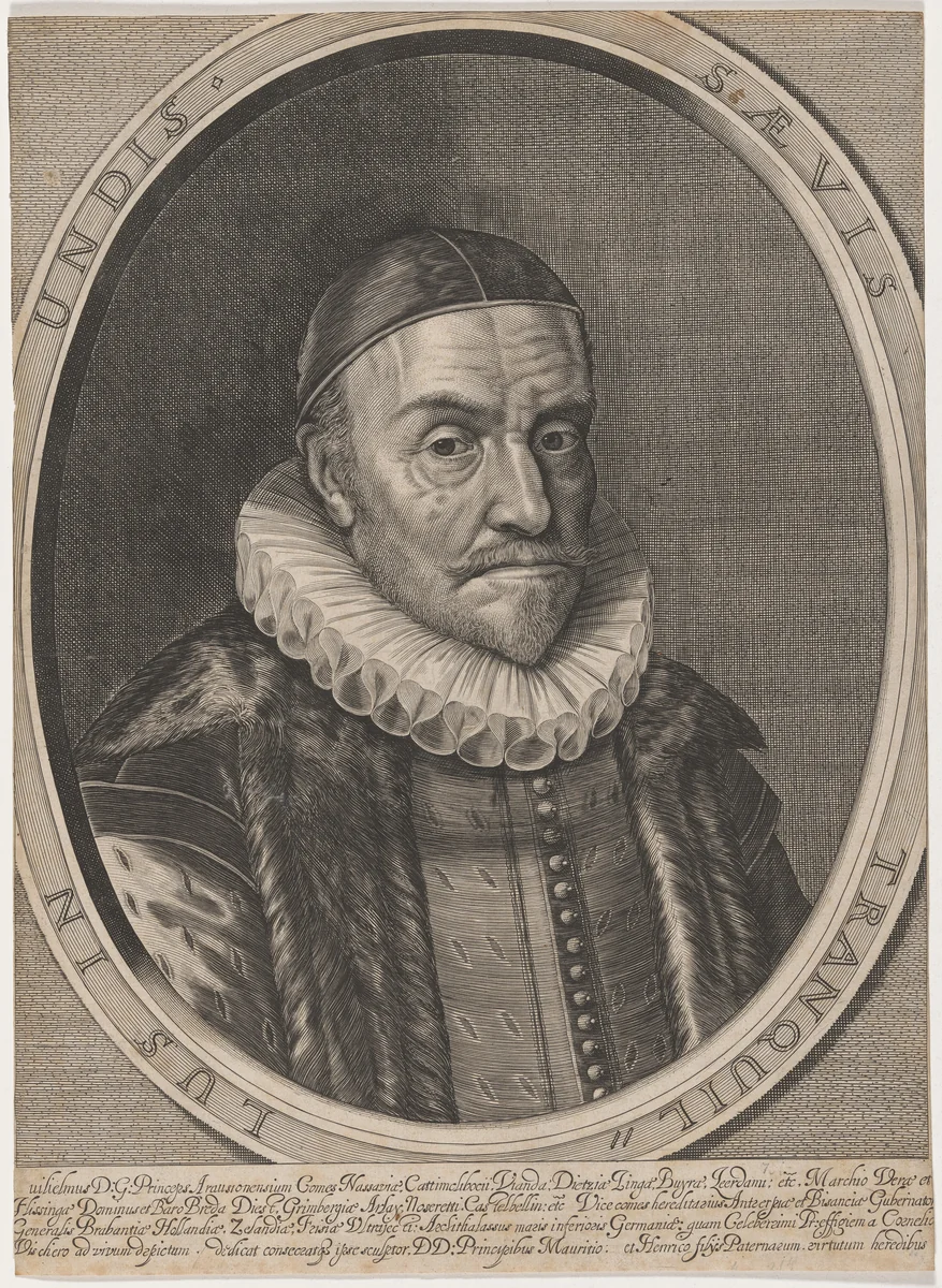 William, Prince of Orange by Cornelis Visscher; Gerrit van Honthorst, print, 1629-1662