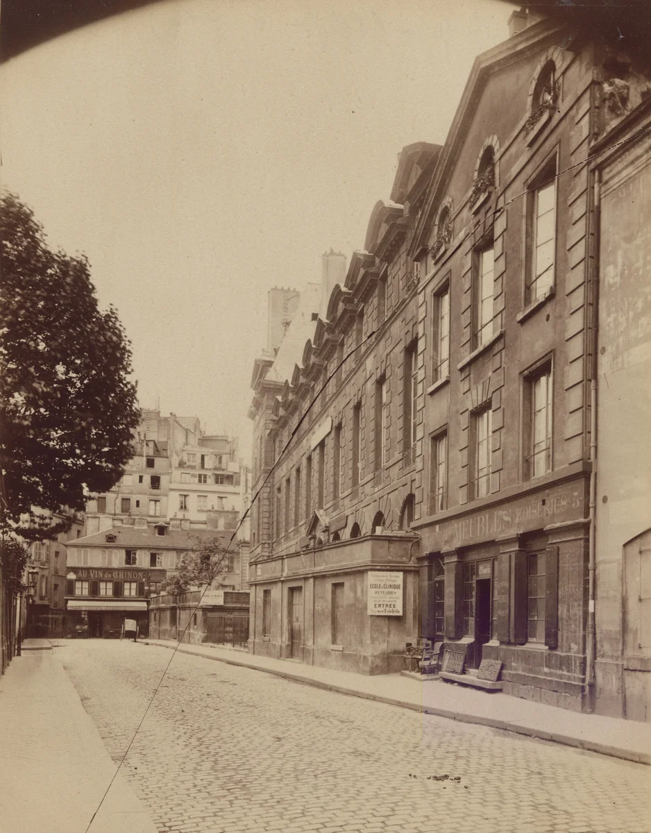 Rue de l'Abbaye by Eugène Atget, photograph, 1898