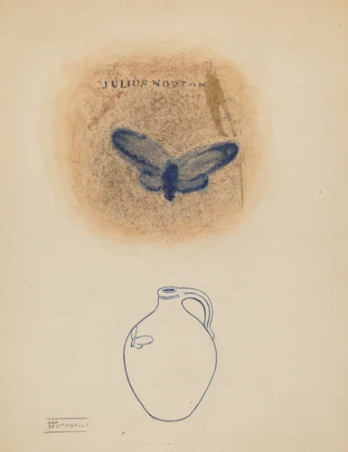 Jug by Nicholas Amantea, index of american design, 1936