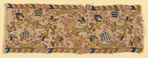 Border by Italy, textile, 1601-1700