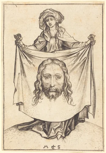 Saint Veronica by Martin Schongauer, print, 1480