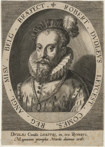 Robert Dudley, Earl of Leicester by Unknown 19th Century, print, 1800-1899