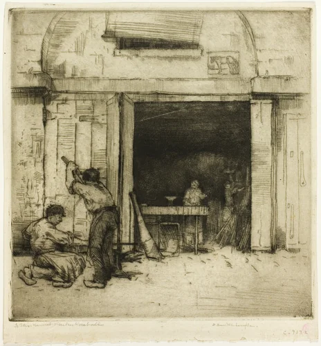 The Coppersmiths by Donald Shaw MacLaughlan, print, 1900