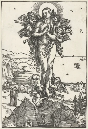 De extase van Maria Magdalena by Unknown, print, 1504-1505