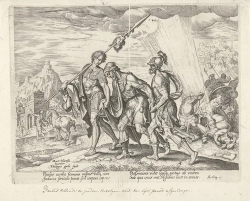 Bekering van Paulus by Unknown, print, 1582