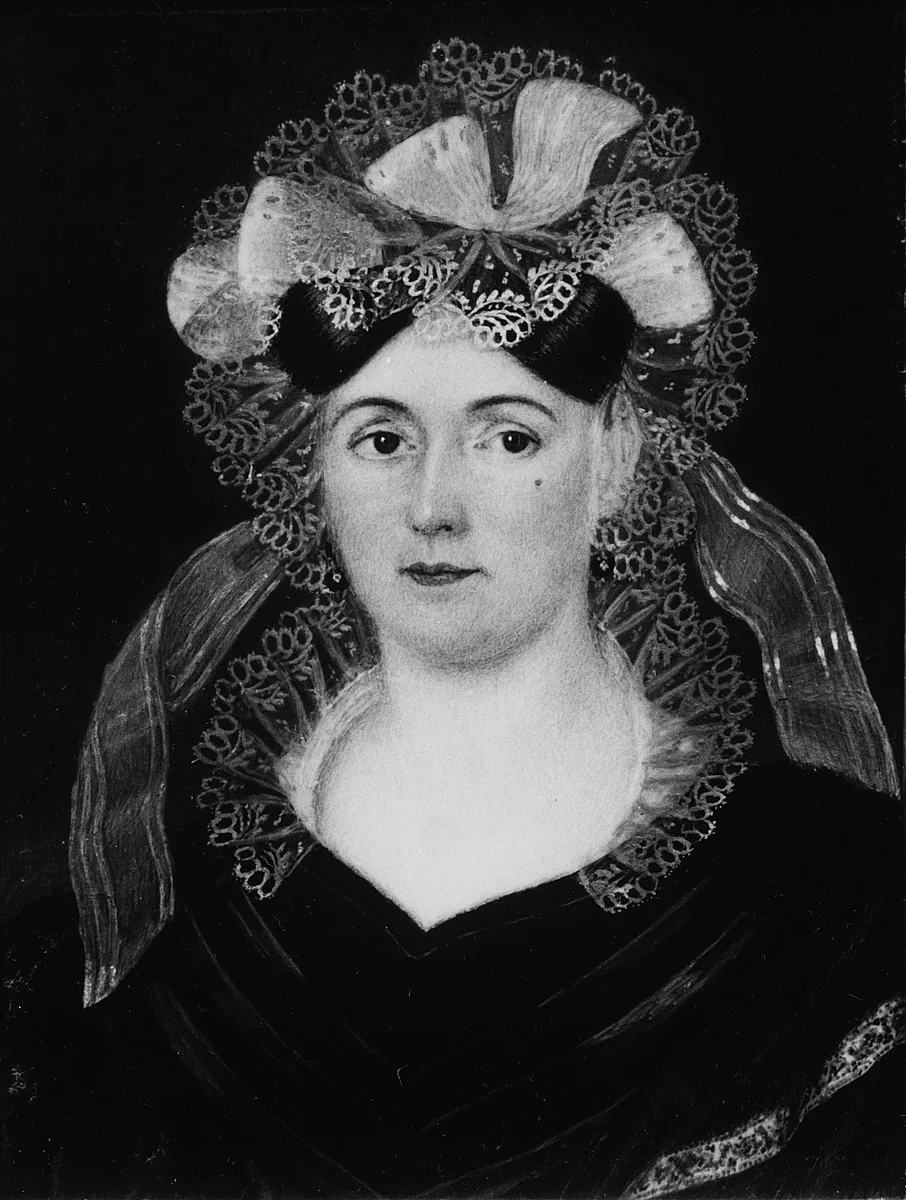 Self portrait by Louisa Catherine Strobel, artwork, 1827-1830