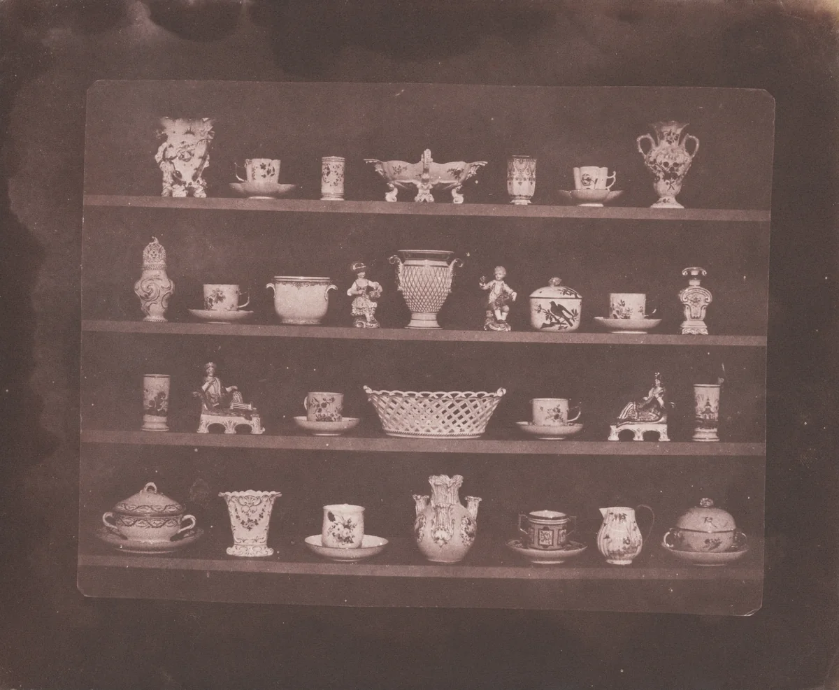 Articles of China by William Henry Fox Talbot, photograph, 1843-1844