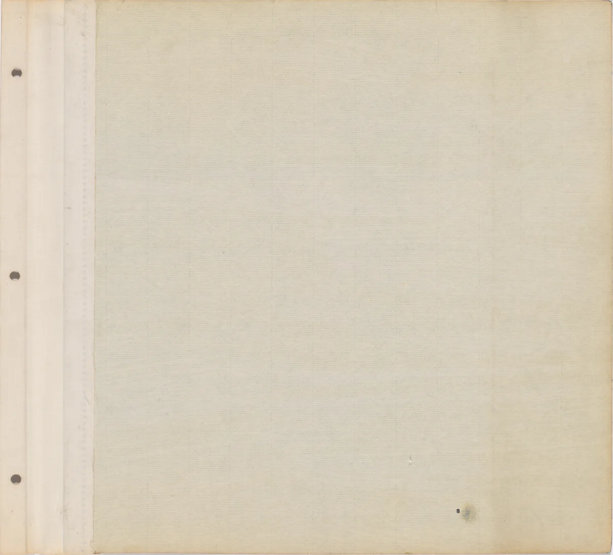 Text page with illustration numbers by Robert Frank, print, 1952