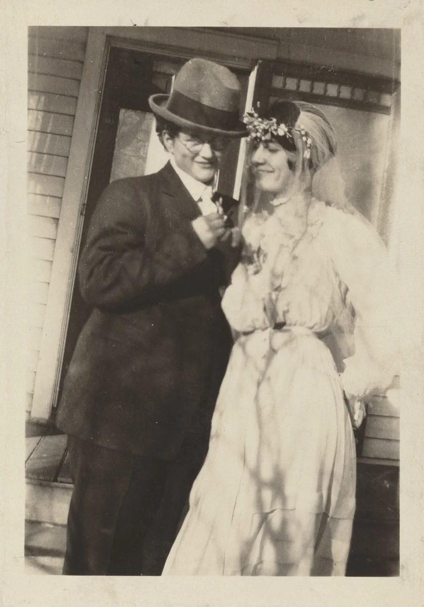 Untitled (Mock wedding) by American 20th Century, photograph, 1900-1920