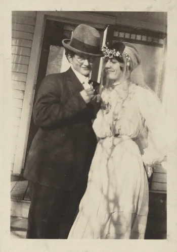 Untitled (Mock wedding) by American 20th Century, photograph, 1900-1920