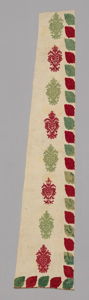 Panel (From a Bed Tent) by Greece, Dodecanese Islands, Rhodes, textile, 1700-1900