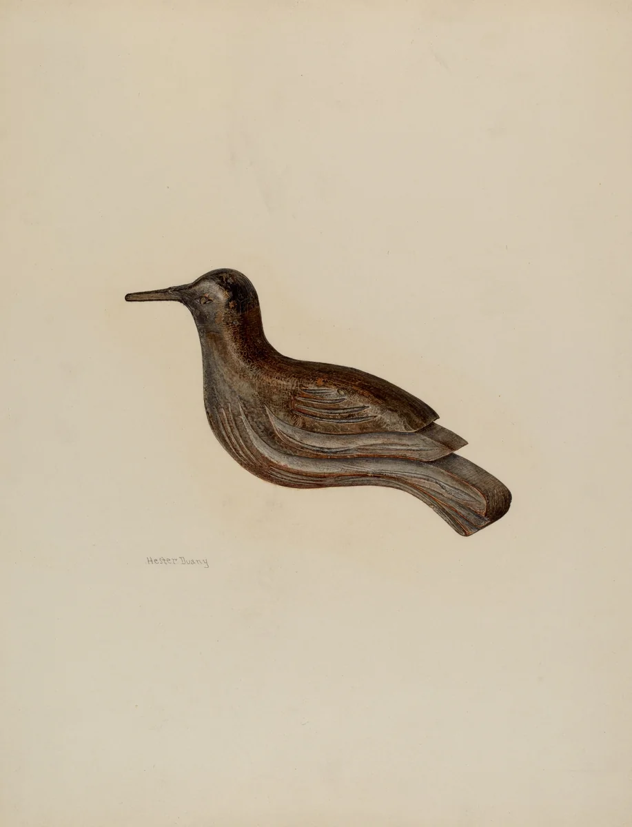 Snipe by Hester Duany, index of american design, 1935-1942