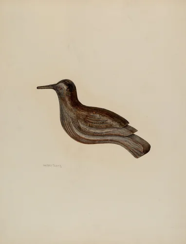 Snipe by Hester Duany, index of american design, 1935-1942