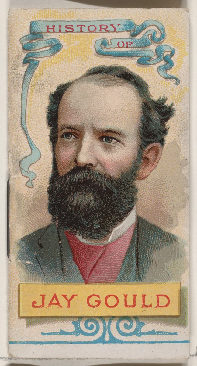 History of Jay Gould, from the Histories of Poor Boys and Famous People series of booklets (N79) for Duke brand cigarettes by W. Duke, Sons & Co., print, 1888