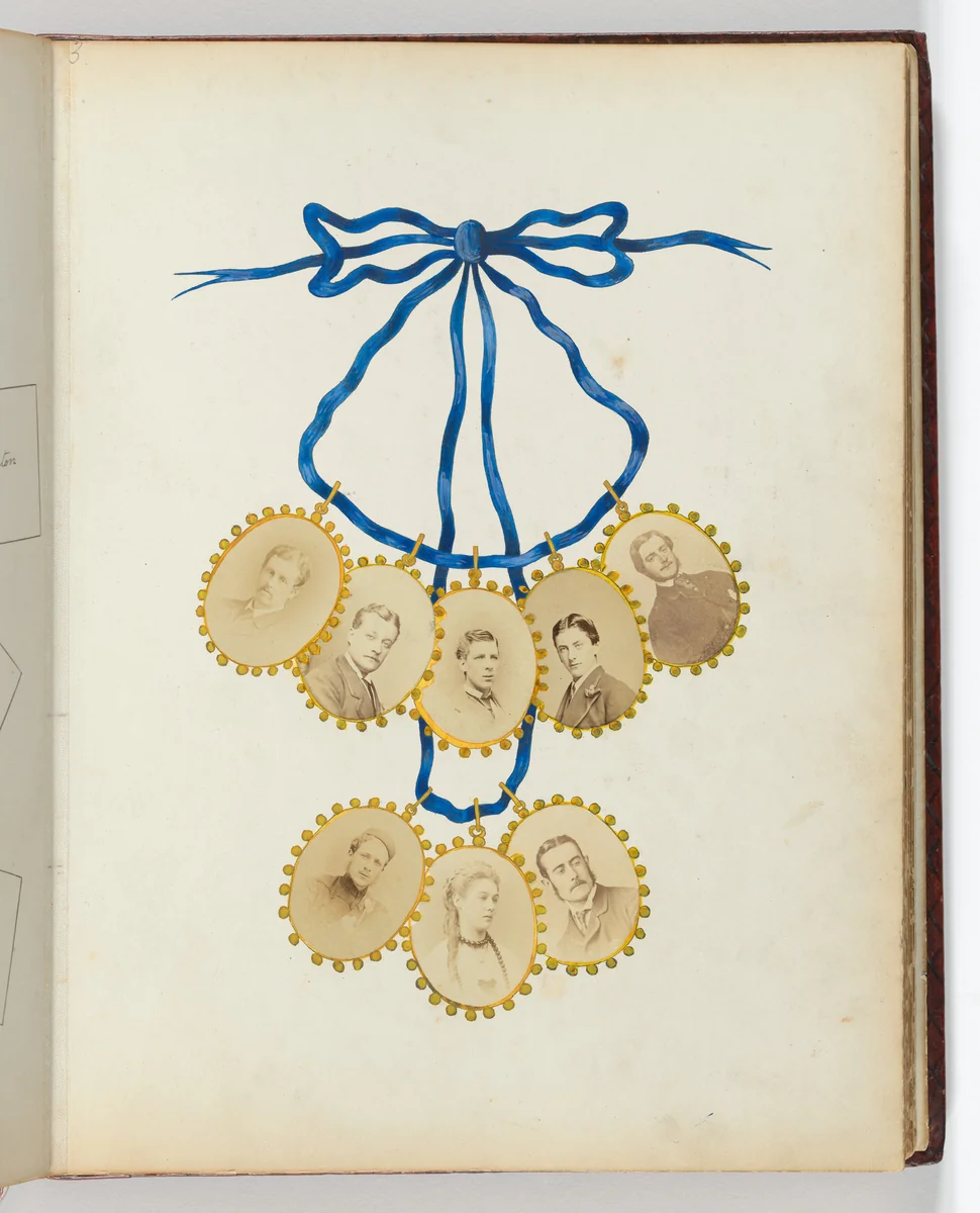 The Johnstone Album by Agnes Caroline Chamberlayne Johnstone, photograph, 1868